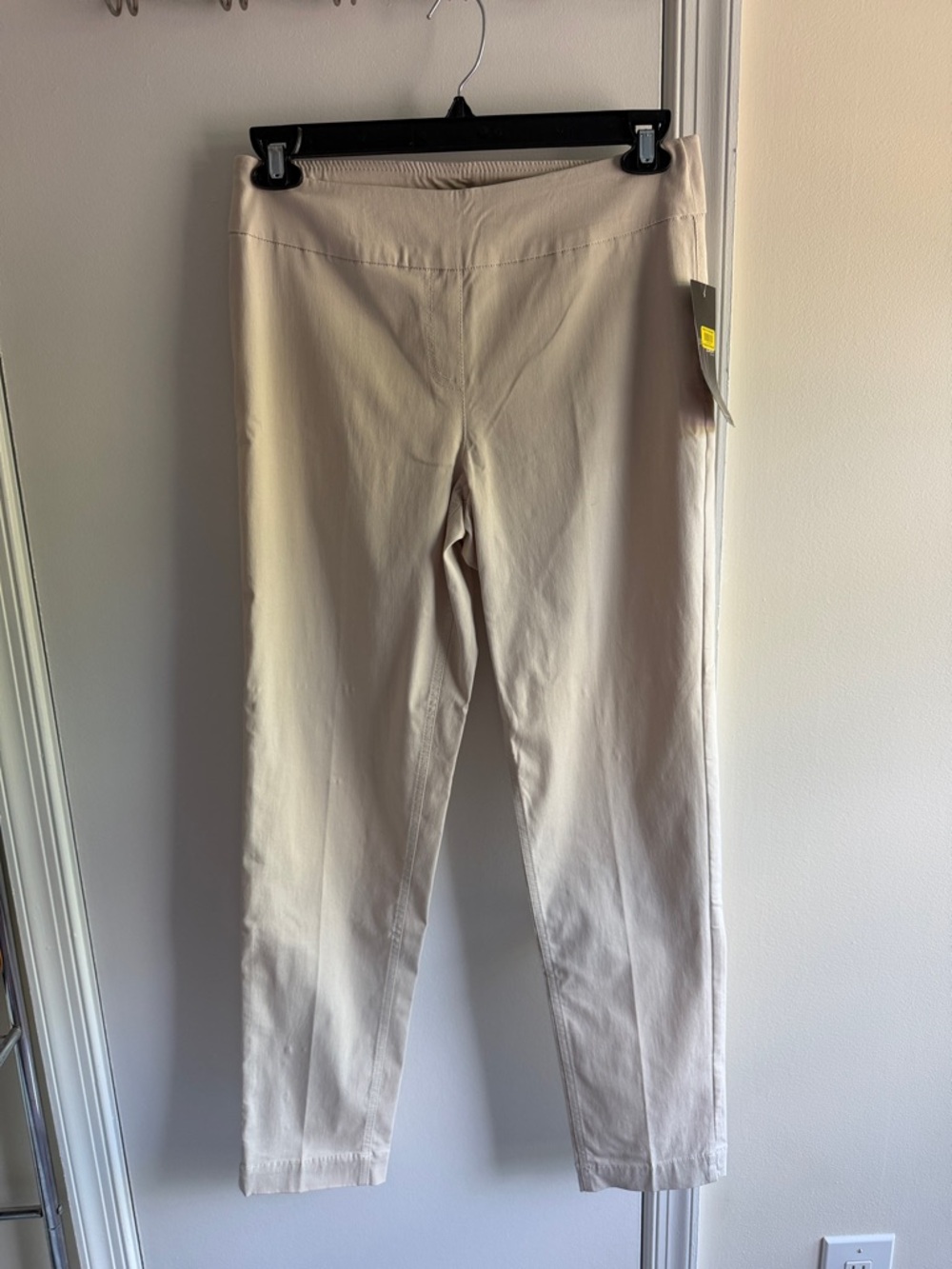 Slimsation By Multiples Beige Ankle Pants